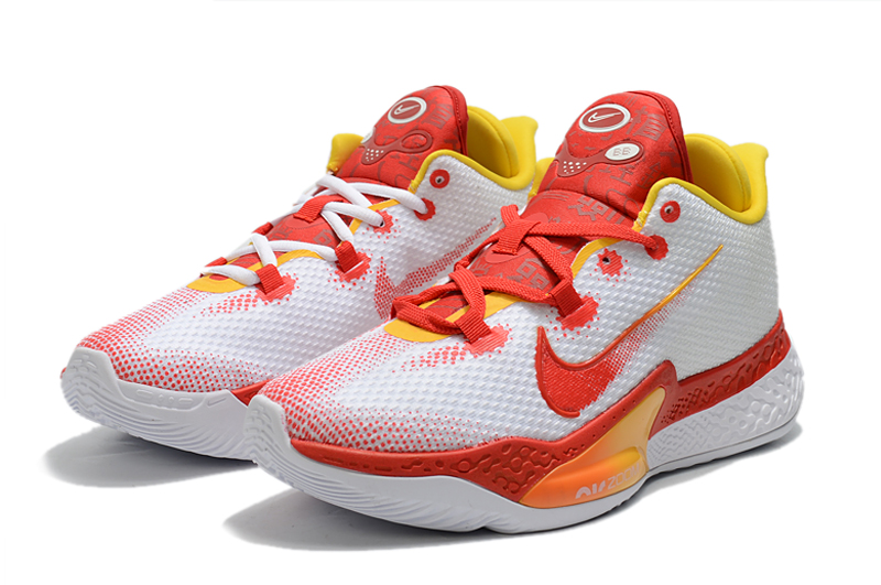 World Cup 2020 Nike Zoom White Red Orange Basketball Shoes